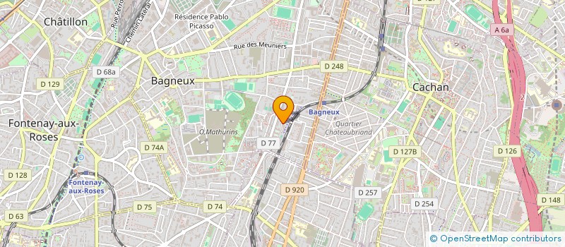 localisation de l'entreprise 794 838 870 à BAGNEUX
