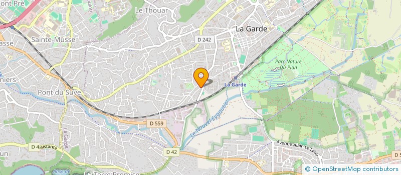 localisation de l'entreprise 794 849 984 à LA GARDE
