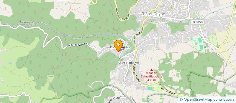 localisation de l'entreprise 794 860 569   CHATEL-GUYON