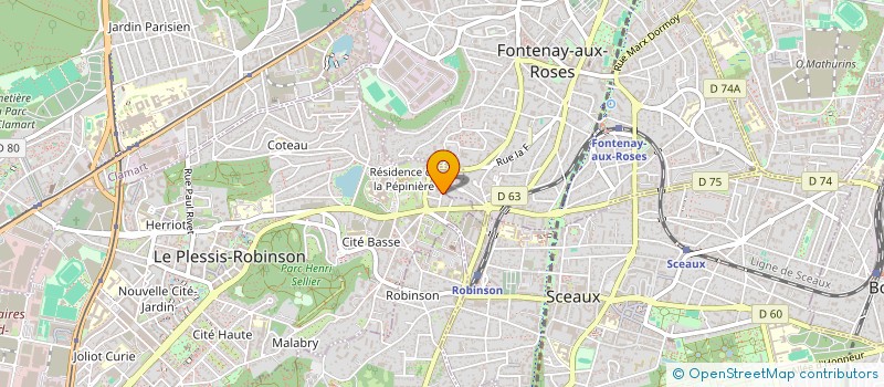 localisation de l'entreprise 794 897 777  à SCEAUX