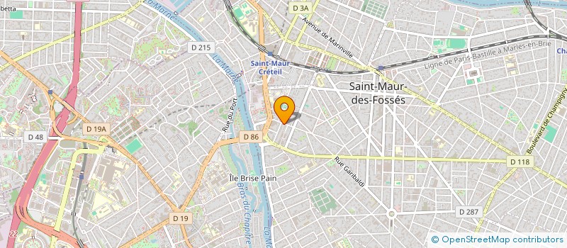 localisation de l'entreprise 794 916 924  à SAINT-MAUR-DES-FOSSES