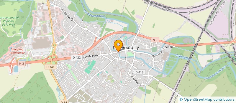 localisation de l'entreprise 794 927 871 à CLAYE-SOUILLY