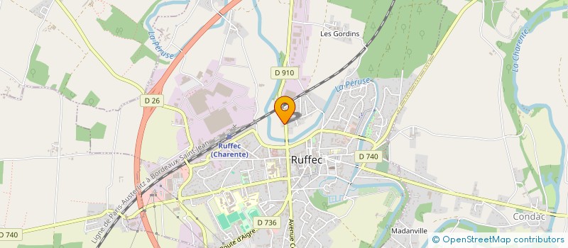 localisation de l'entreprise 794 939 181   RUFFEC