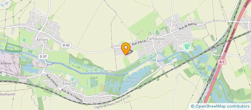 localisation de l'entreprise 795 029 321  à ARRAS