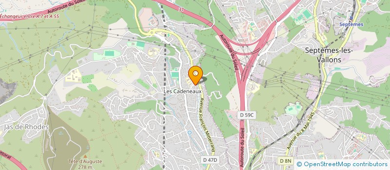 localisation de l'entreprise 795 061 514 à LES PENNES-MIRABEAU