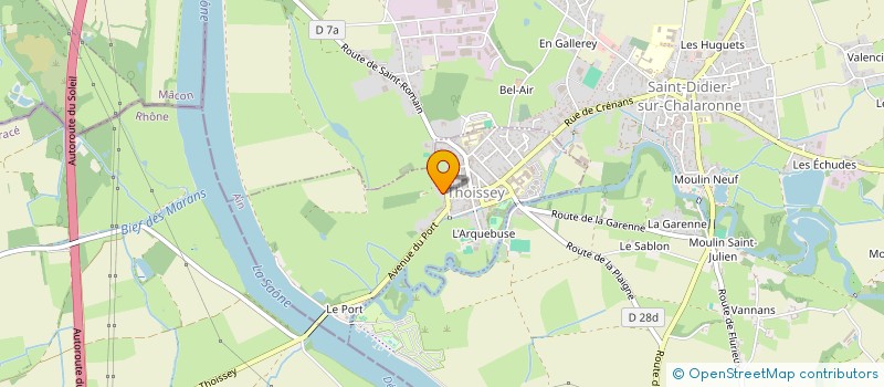 localisation de l'entreprise 795 075 829   THOISSEY