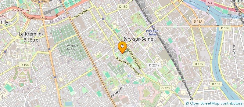 localisation de l'entreprise 795 076 850 à IVRY-SUR-SEINE