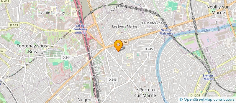 localisation de l'entreprise 795 077 247 à LE PERREUX-SUR-MARNE