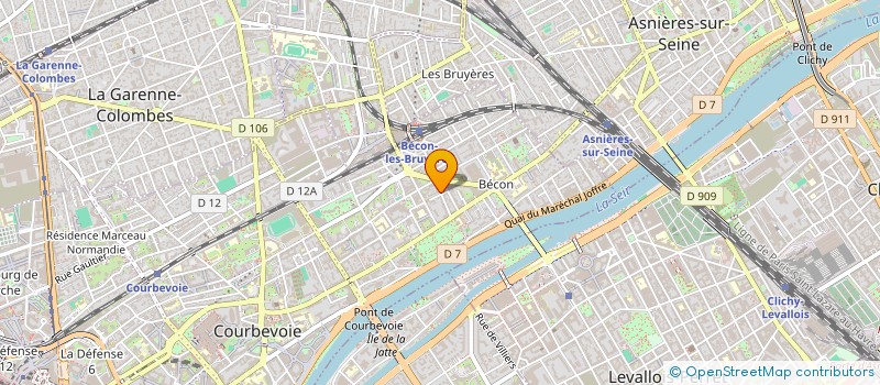 localisation de l'entreprise 795 100 981 à COURBEVOIE