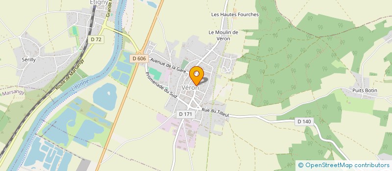 localisation de l'entreprise 795 122 290   VERON