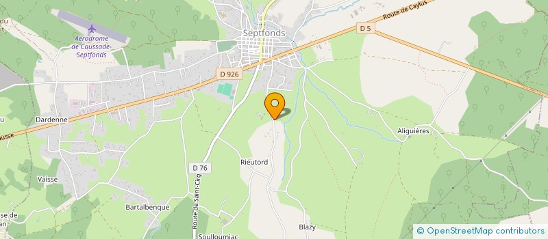 localisation de l'entreprise 795 134 576   SEPTFONDS