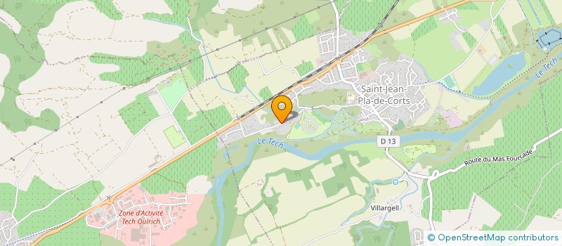 localisation de l'entreprise 795 136 399   SAINT-JEAN-PLA-DE-CORTS