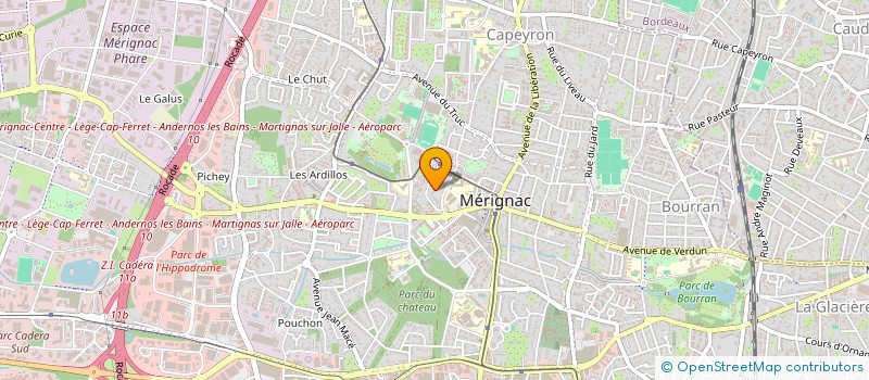 localisation de l'entreprise 795 138 049   MERIGNAC