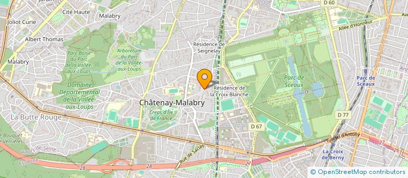 localisation de l'entreprise 795 203 637 à BRUNOY