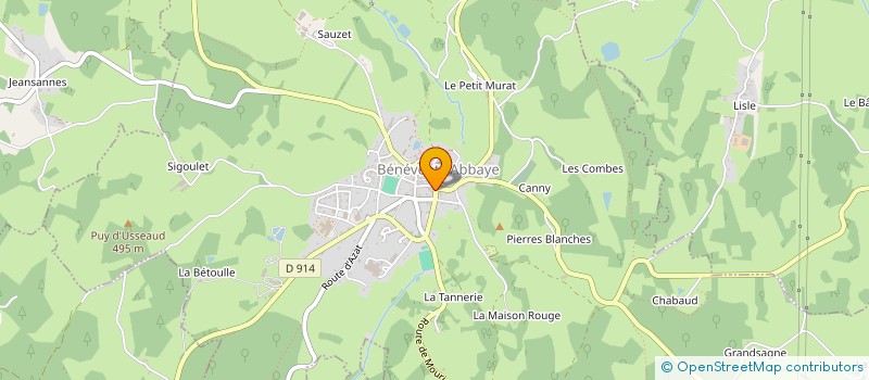 localisation de l'entreprise 795 214 329   BENEVENT-L'ABBAYE