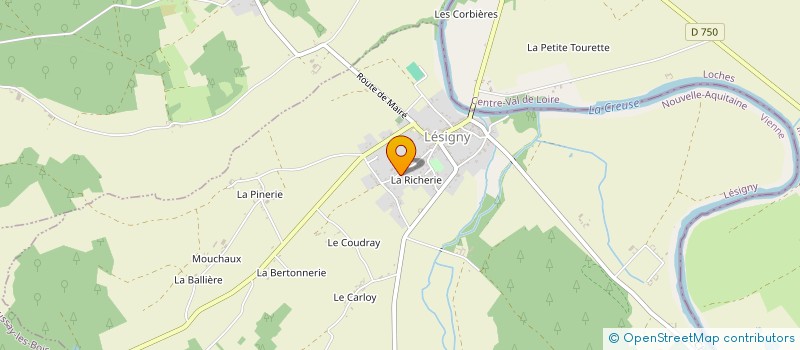 localisation de l'entreprise 795 316 165   LESIGNY