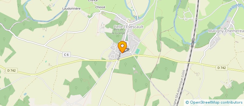 localisation de l'entreprise 795 336 296   CELLE-LEVESCAULT