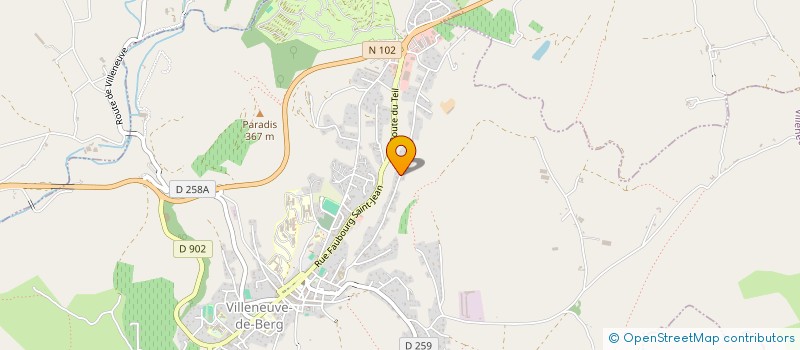 localisation de l'entreprise 795 352 897   VILLENEUVE-DE-BERG