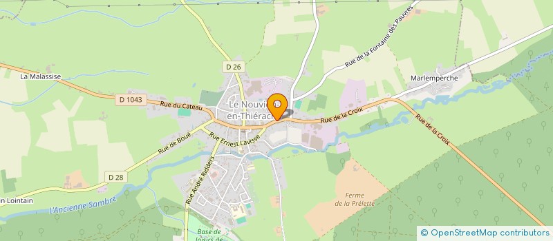 localisation de l'entreprise 795 361 575   LE NOUVION-EN-THIERACHE