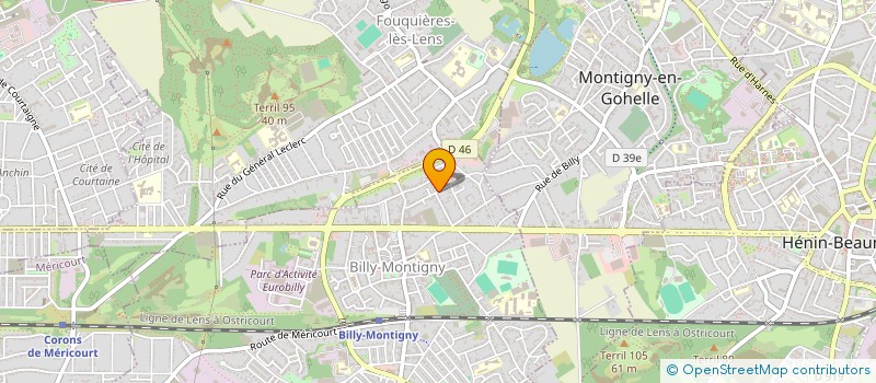 localisation de l'entreprise 795 379 494  à BILLY-MONTIGNY