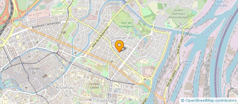 localisation de l'entreprise 795 407 576 à STRASBOURG