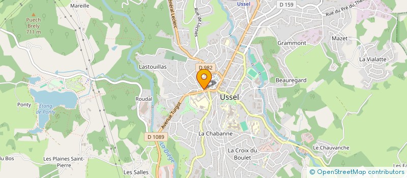 localisation de l'entreprise 797 389 871   USSEL