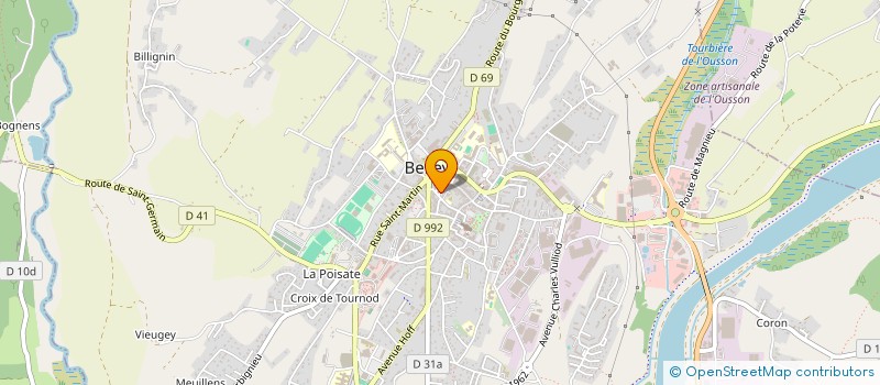 localisation de l'entreprise 797 395 704   BELLEY