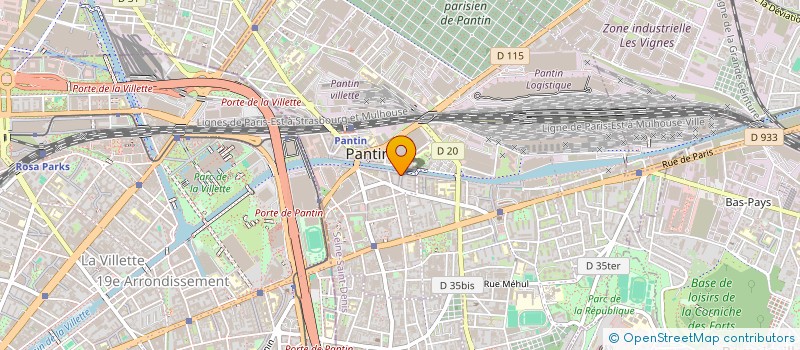 localisation de l'entreprise 797 412 368 à PANTIN