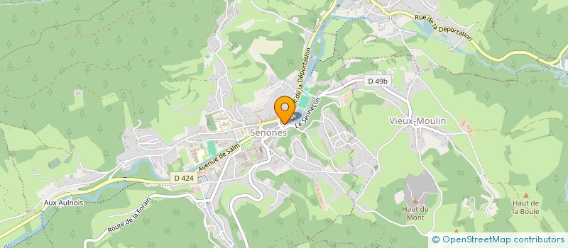 localisation de l'entreprise 797 417 870   SENONES