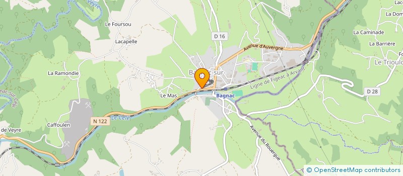 localisation de l'entreprise 797 427 747   BAGNAC-SUR-CELE