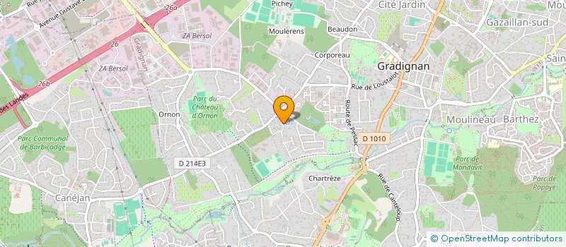 localisation de l'entreprise 797 452 307   GRADIGNAN