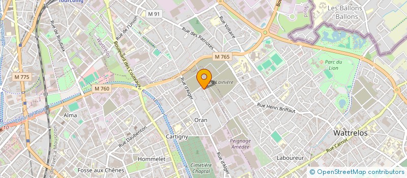 localisation de l'entreprise 797 492 766   ROUBAIX