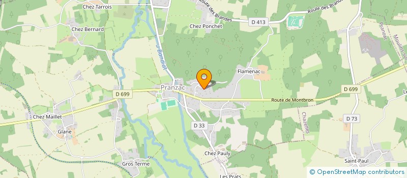 localisation de l'entreprise 797 496 528   PRANZAC