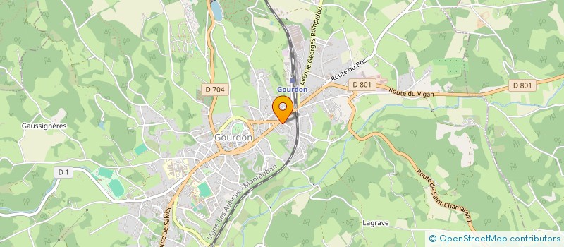 localisation de l'entreprise 797 543 501   RIGNAC