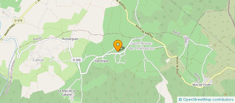 localisation de l'entreprise 797 547 759   SAINT-CHRISTOL-LEZ-ALES