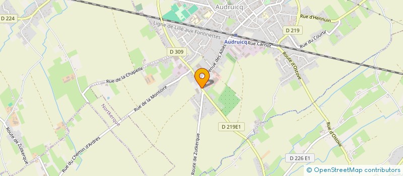 localisation de l'entreprise 797 596 475   AUDRUICQ