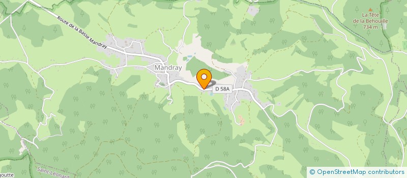 localisation de l'entreprise 797 598 158   MANDRAY