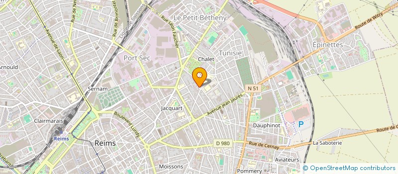localisation de l'entreprise 797 599 529   REIMS
