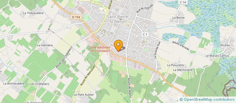 localisation de l'entreprise 797 607 199   SAINT-PIERRE-D'OLERON