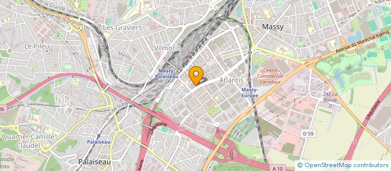 localisation de l'entreprise 797 621 026   MASSY