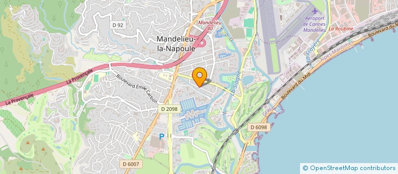 localisation de l'entreprise 797 632 817 à MANDELIEU-LA-NAPOULE