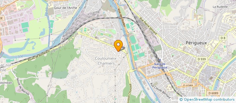 localisation de l'entreprise 797 650 199   COULOUNIEIX-CHAMIERS