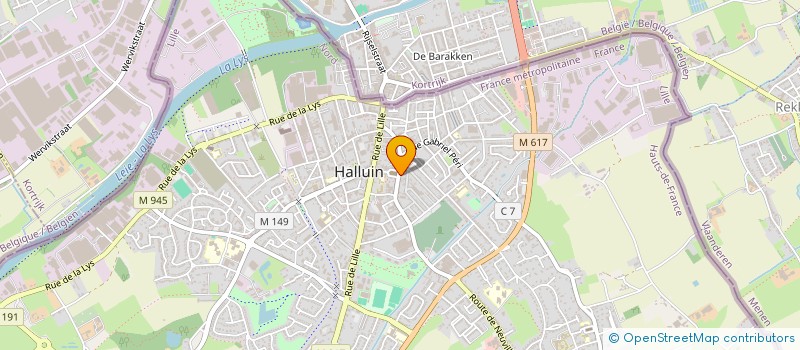 localisation de l'entreprise 797 687 639 à HALLUIN