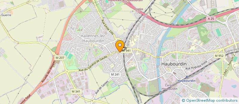 localisation de l'entreprise 797 688 058   HALLENNES-LEZ-HAUBOURDIN