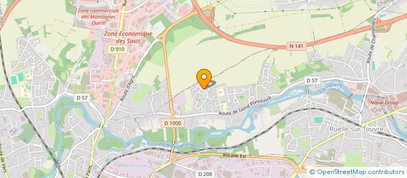 localisation de l'entreprise 797 722 790   GOND-PONTOUVRE