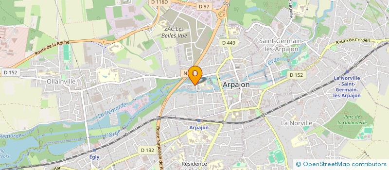 localisation de l'entreprise 797 750 254   ARPAJON