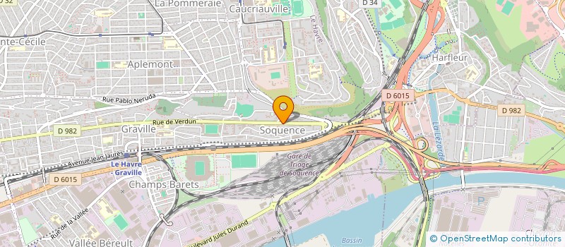 localisation de l'entreprise 797 755 915   LE HAVRE