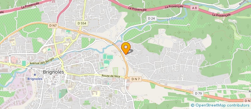localisation de l'entreprise 797 756 343 à BRIGNOLES