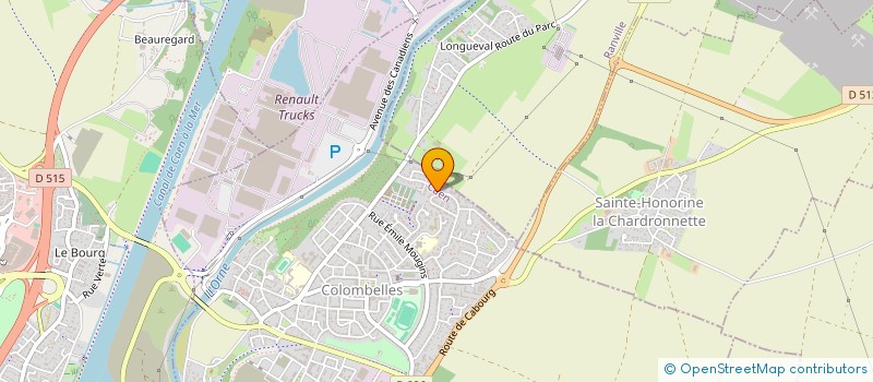 localisation de l'entreprise 797 762 085 à HEROUVILLE-SAINT-CLAIR
