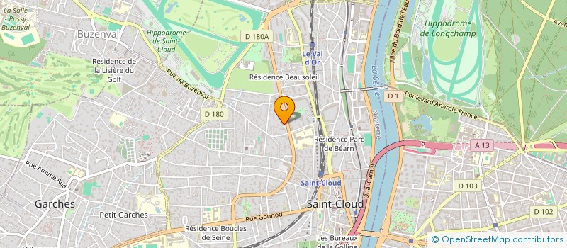 localisation de l'entreprise 797 785 714  à SAINT-CLOUD